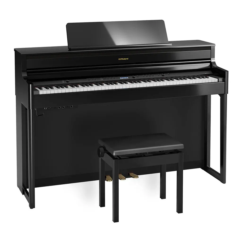 Roland Hp704 Digital Piano - Polished Ebony 1