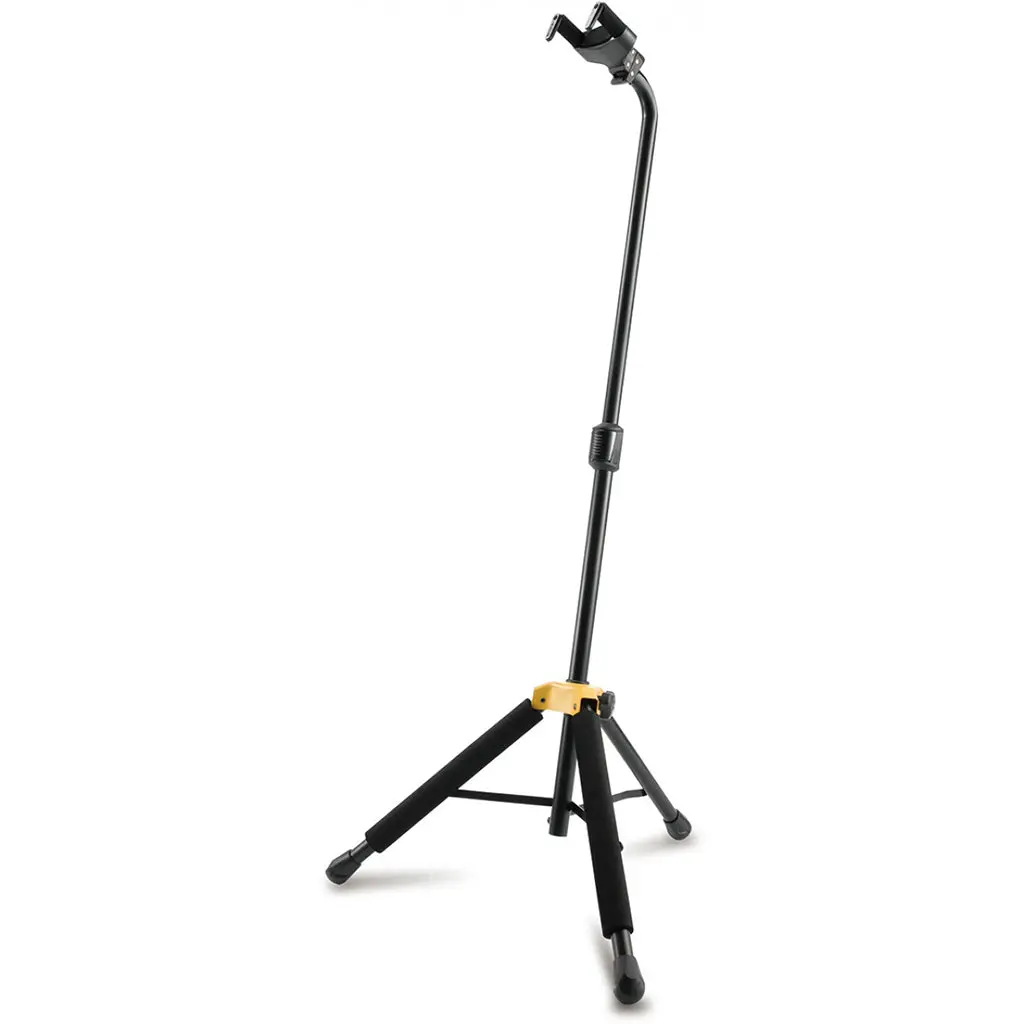 Hercules 05/Gs414bplus Auto Grab Single Guitar Stand With Leg Rest 1