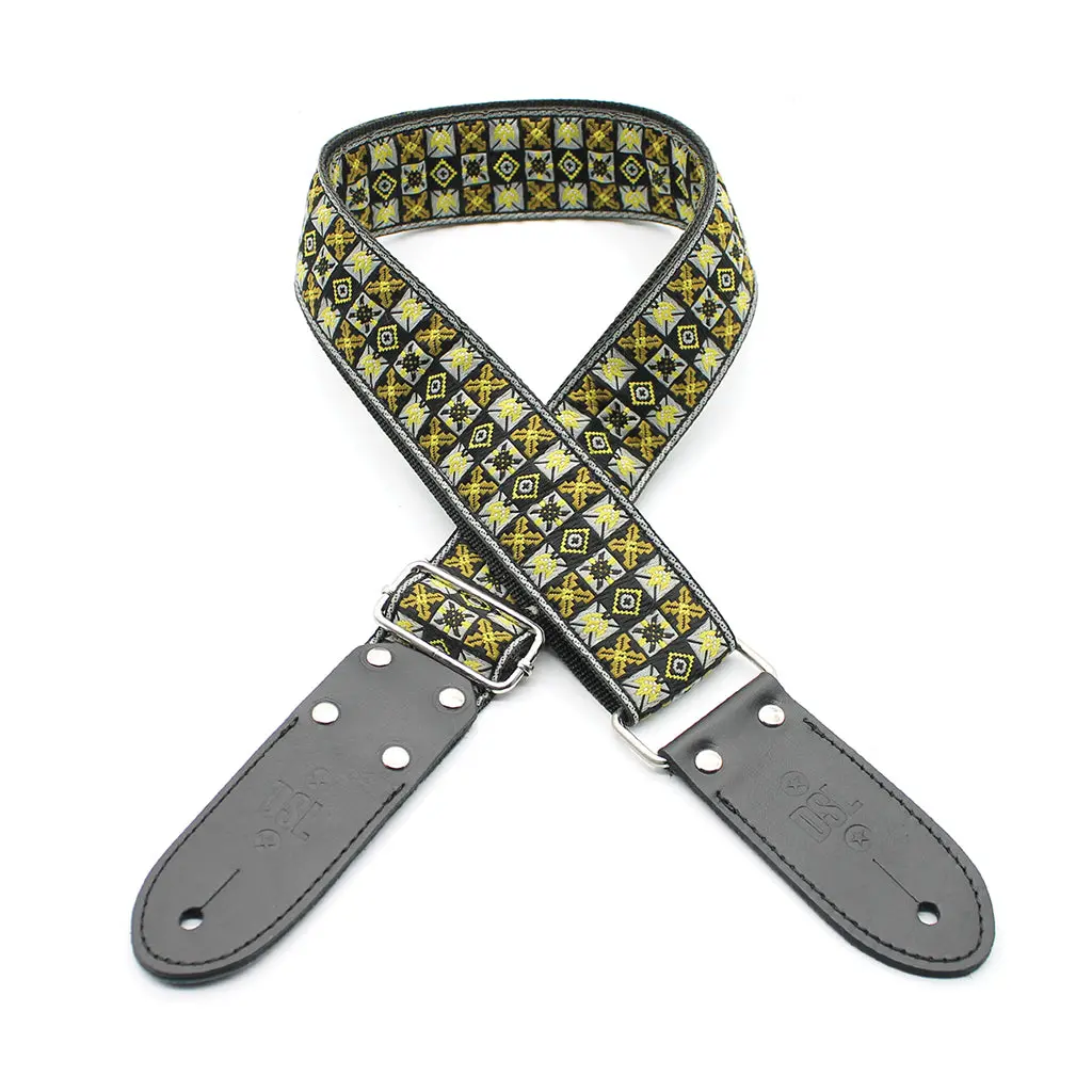 Dsl Jac20-Wood Strap 2" Jacquard Weave Wood Design 1
