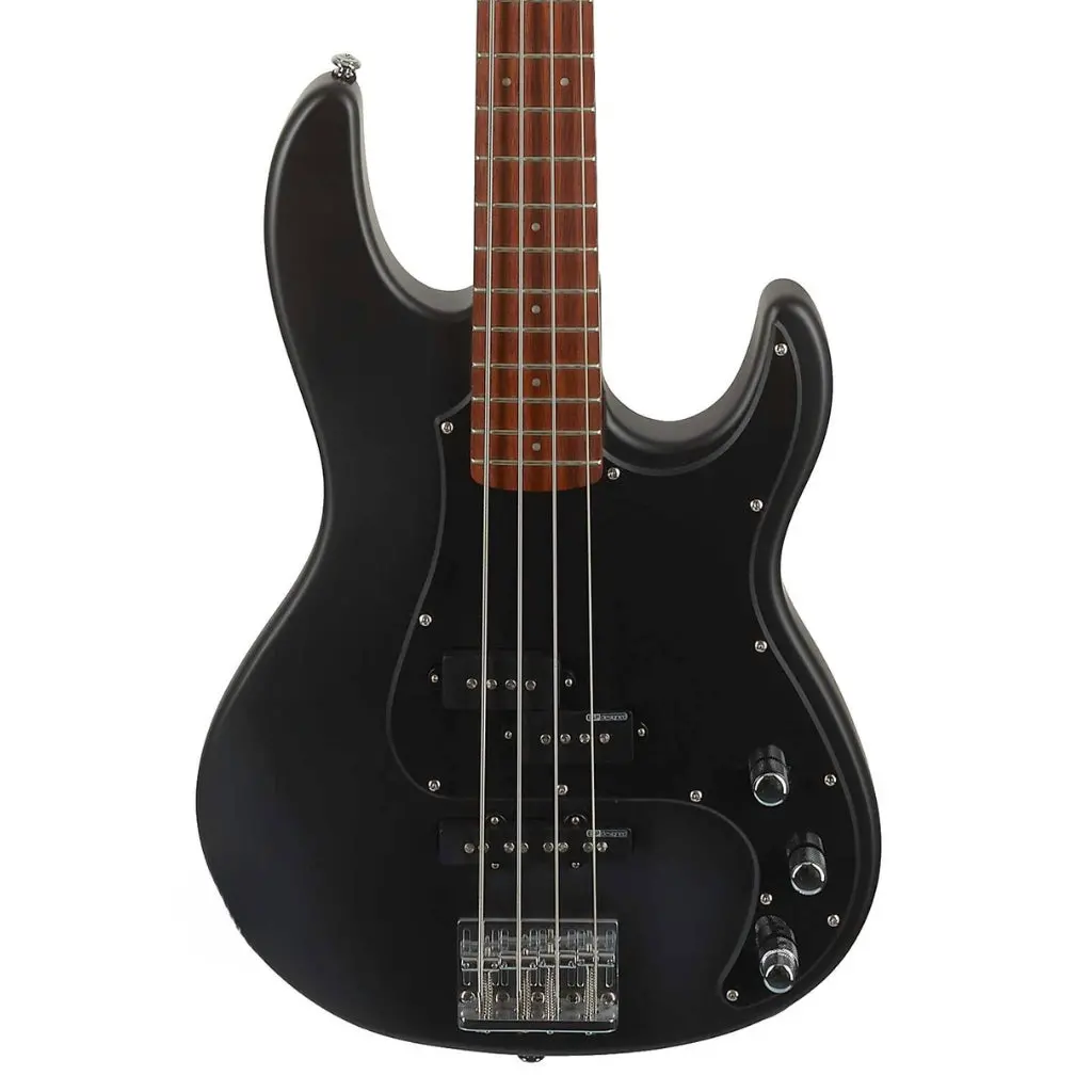 Esp Ltd Ap-204 Bass Guitar - Black Satin 1
