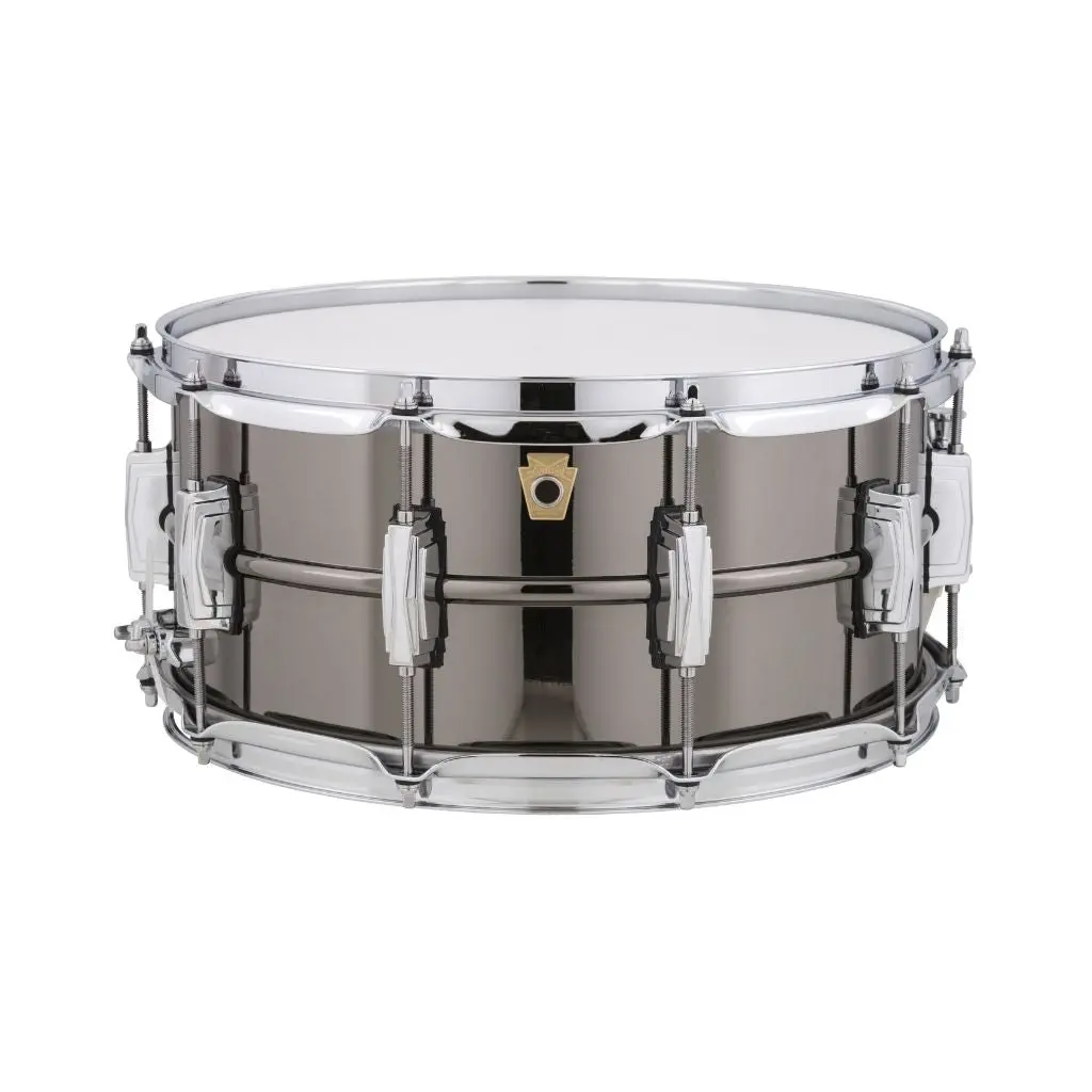 Ludwig Black Beauty Brass Smooth Shell With Tube Lugs - 14"X6.5" 1