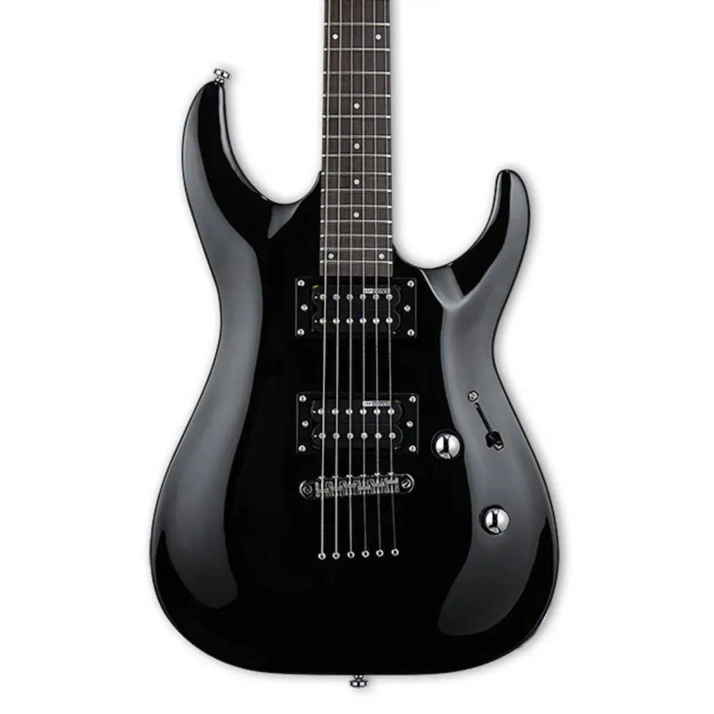 Esp Ltd Mh-10 Electric Guitar W/ Gig Bag - Black - Lmh-10Kitblk 1