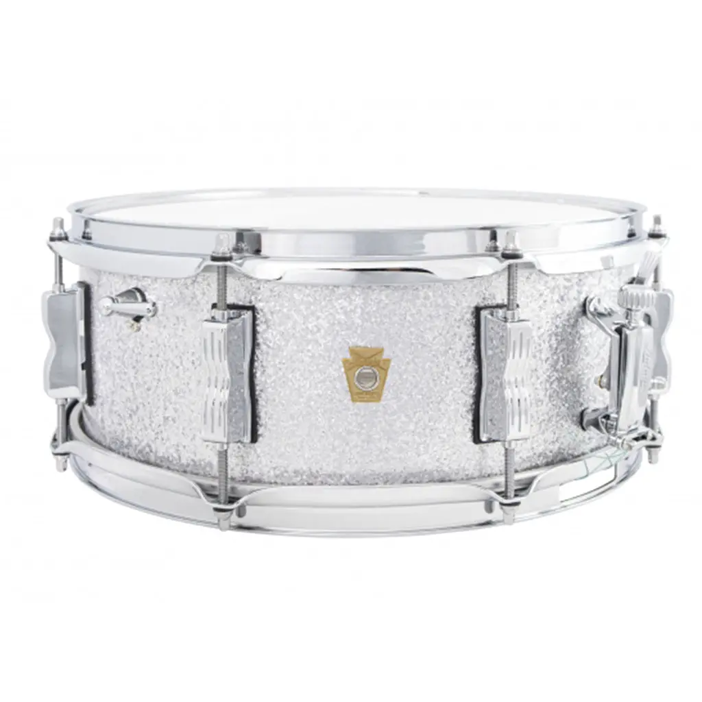 Ludwig Legacy Mahogany "Jazz Fest" Snare Drum - 14"X5.5" - Silver Sparkle 1