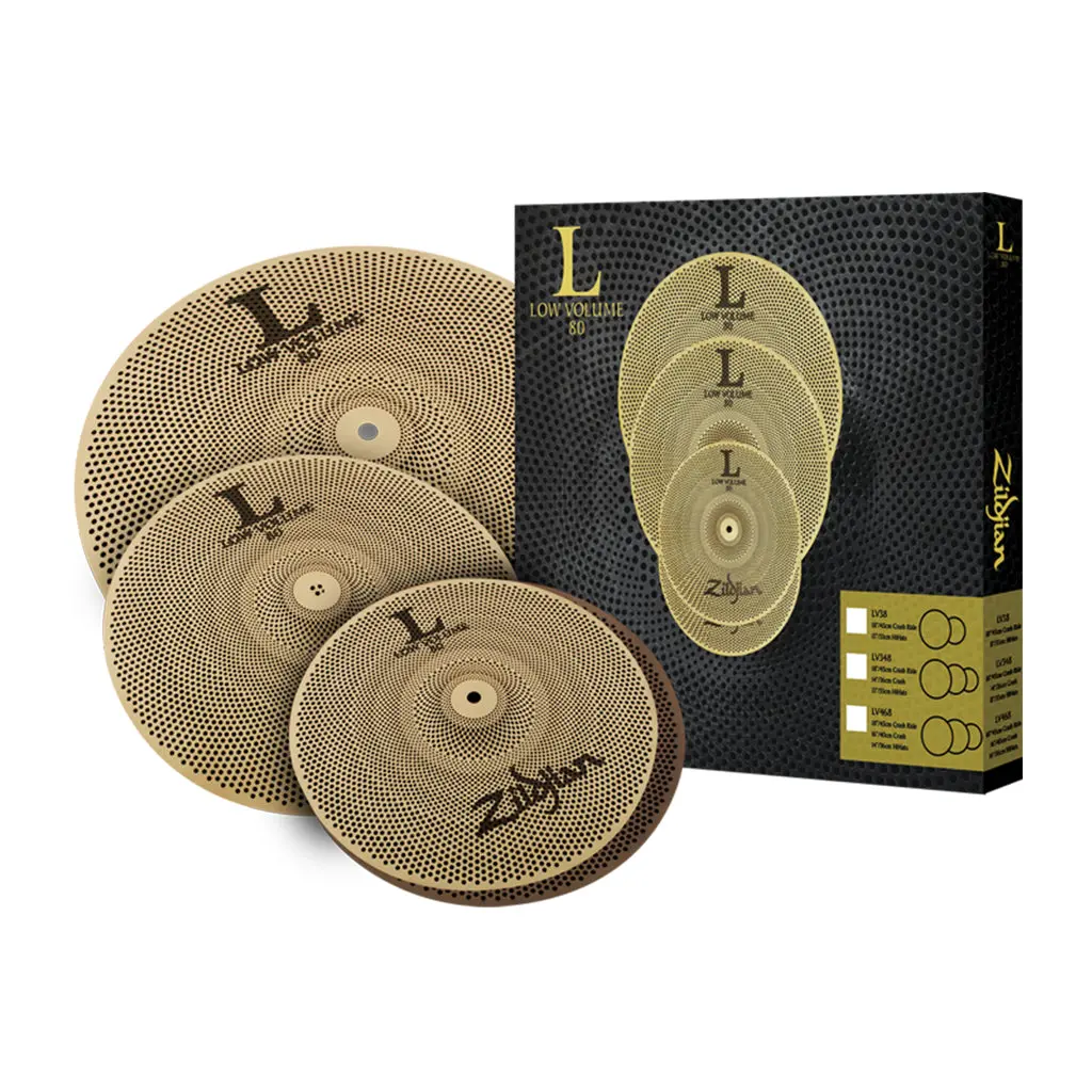 Zildjian L80 Low Volume Cymbal Pack - 13" 14" 18" 1