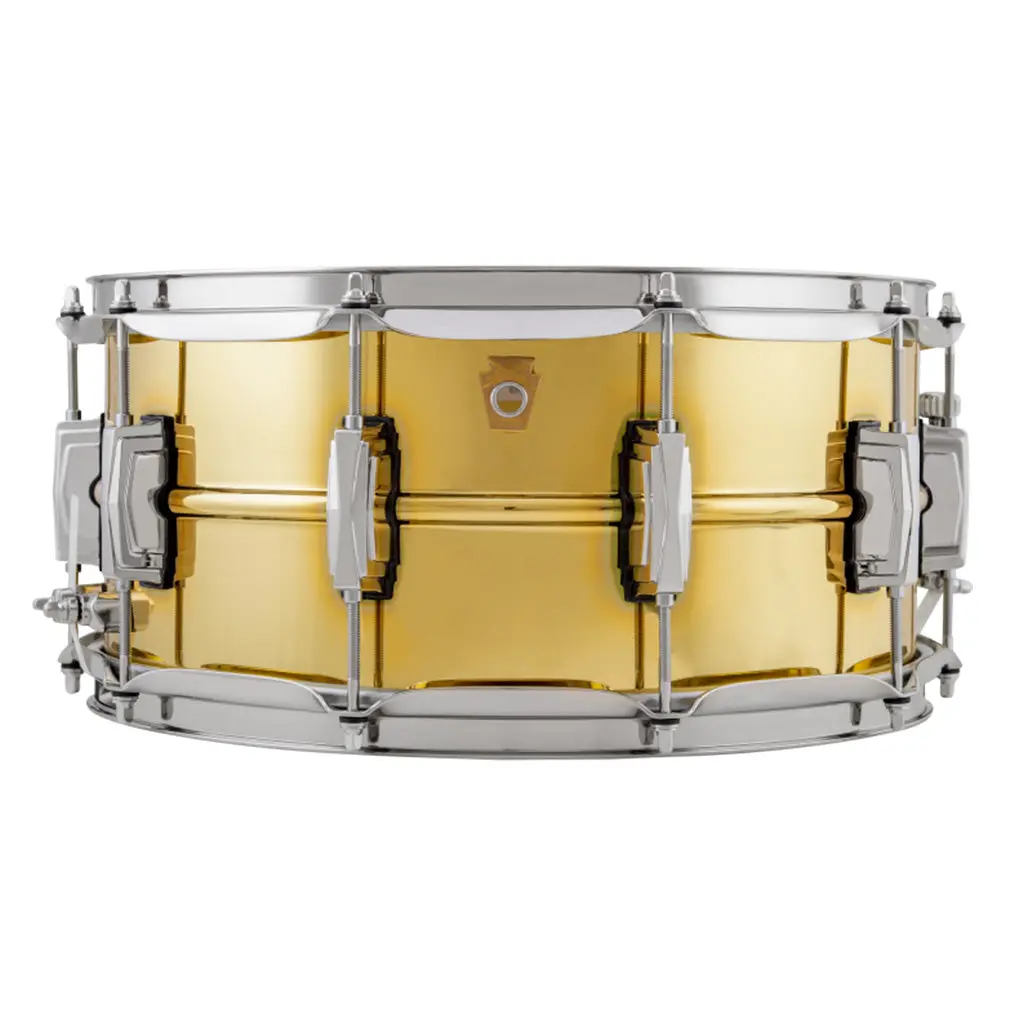 Ludwig "Super Brass" Snare Drum - 14"X6.5" 1