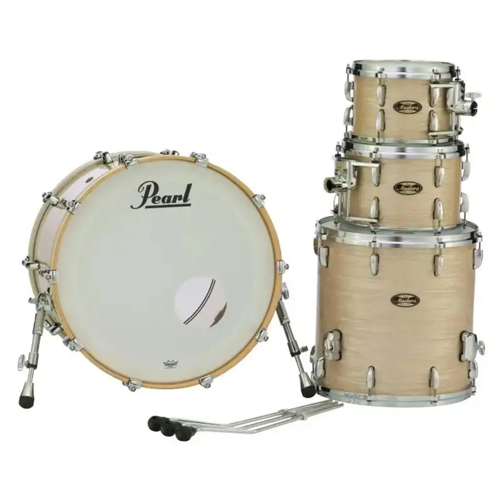 Pearl Masters Maple Gum 4-Piece Shell Pack - Platinum Gold Oyster 1