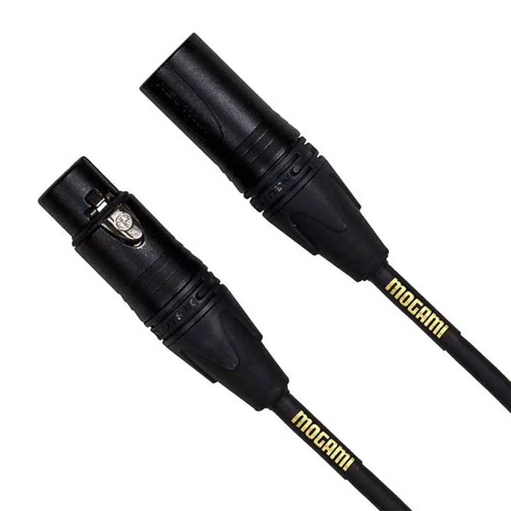 Mogami 25Ft Gold Series Studio Microphone Cable - Straight/Straight 1