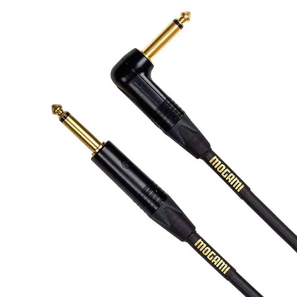 Mogami Mog-Instrumentr18 - Gold Series Instrument Cable - Angled/Straight (18Ft) 1