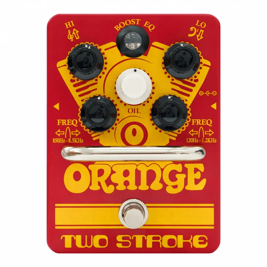 Orange Two Stroke Boost Pedal 1
