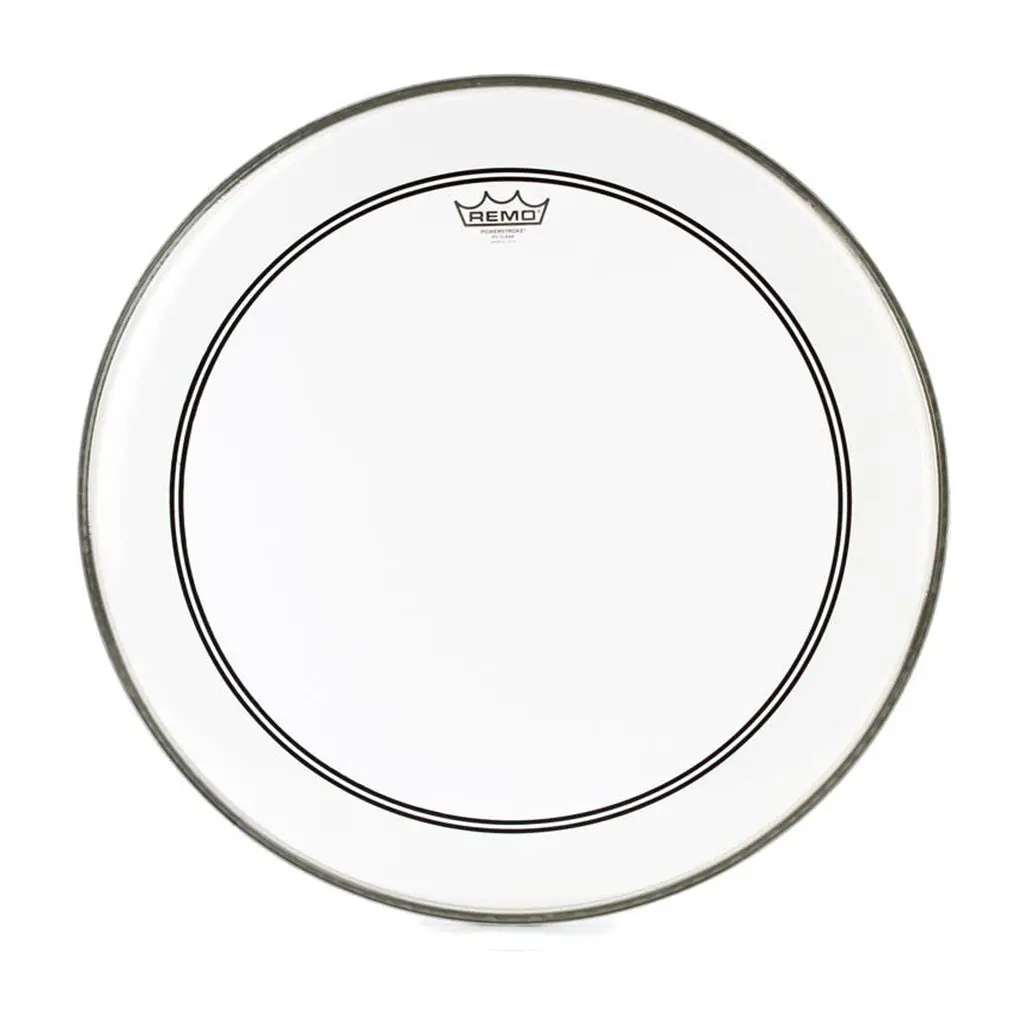 Remo 24" Powerstroke 3 Clear Bass Drumhead 1
