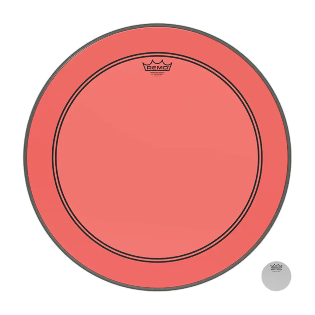 Remo 22" Powerstroke 3 Colortone Red 1