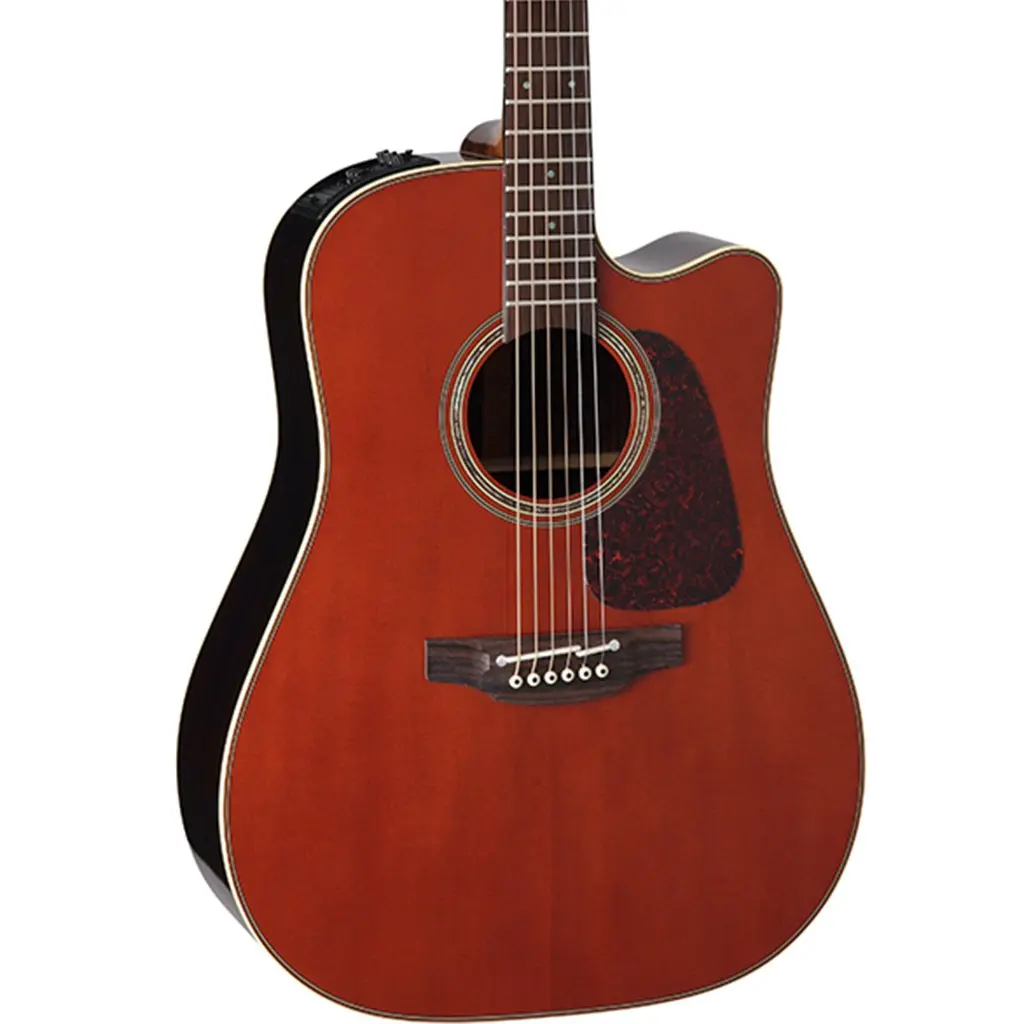 Takamine P5dc-Wb Dreadnought Acoustic Guitar- Whiskey Brown 1