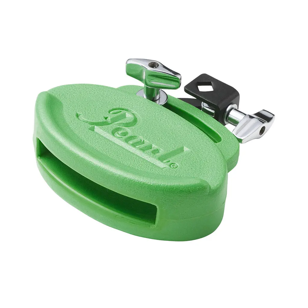 Pearl High Clave Block W/ Holder - Neon Green 1