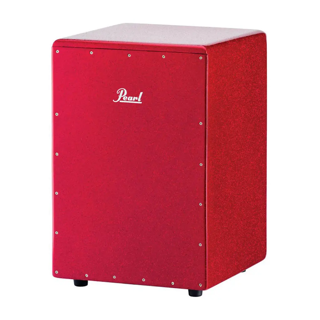 Pearl Boombox Cajon - Red Sparkle 1