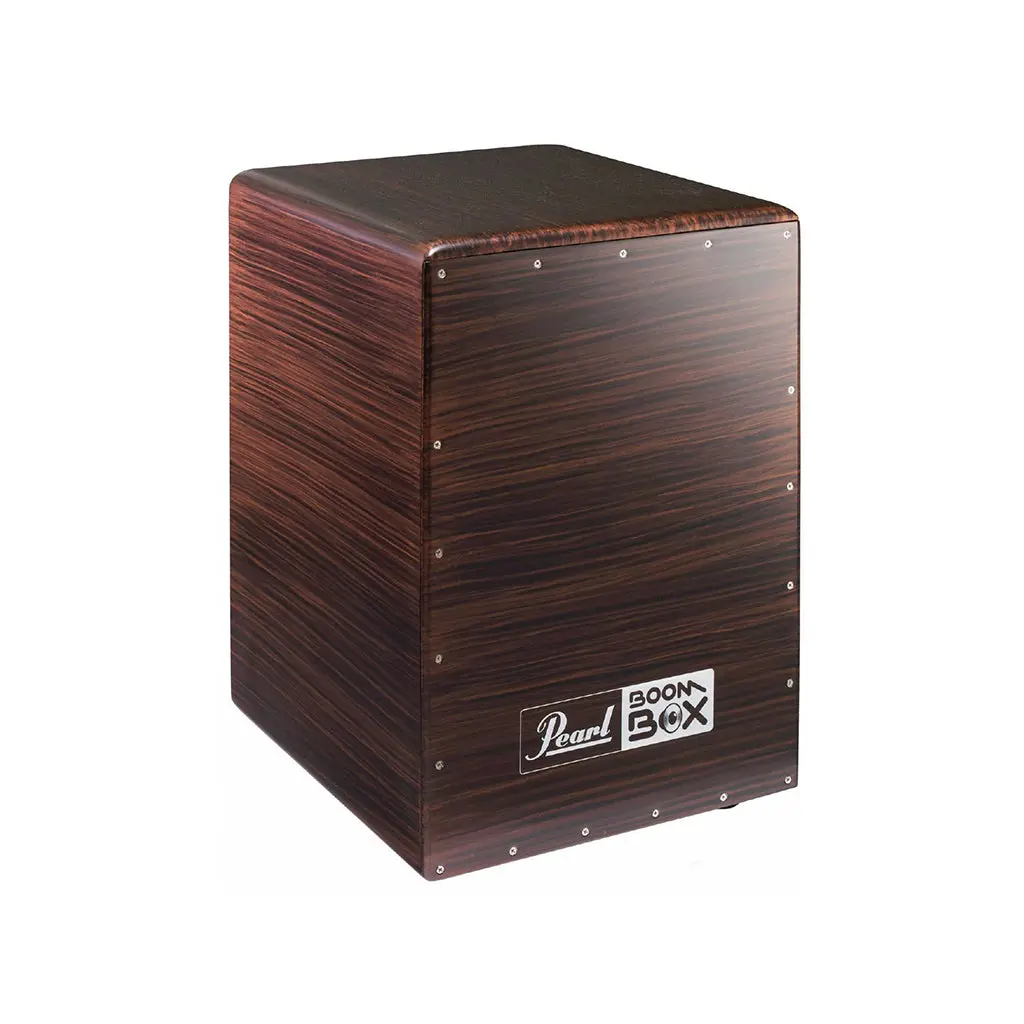 Pearl Boom Box Cajon - Artisan Red Mahogany Burgandy Mix 1