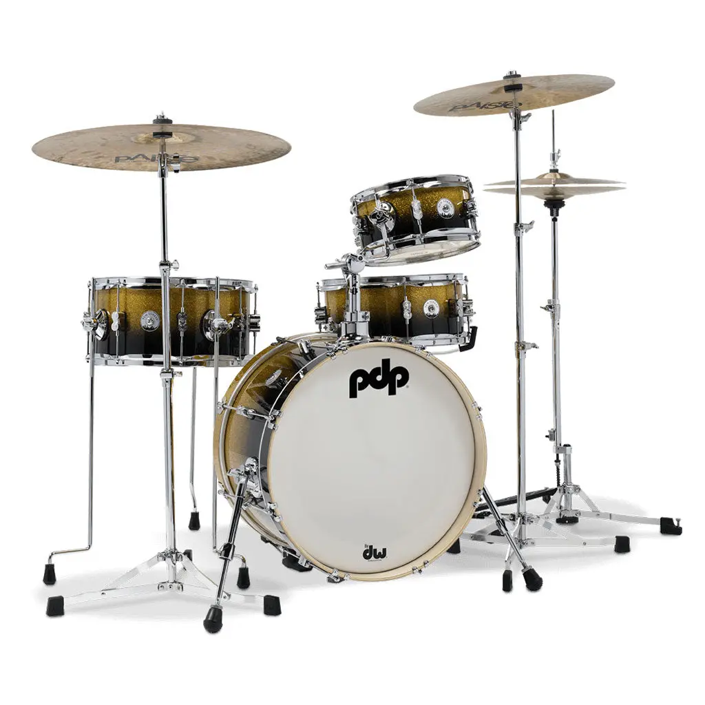 Pdp Daru Jones New Yorker 4-Piece Drum Kit W/Bags & Dw 6000Ul Hardware Pack 1