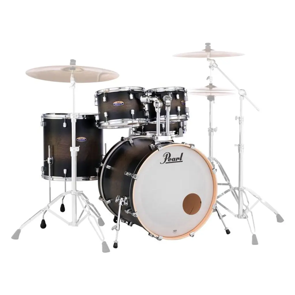 Pearl Decade Maple 5-Piece Shell Pack - Satin Black Burst 2