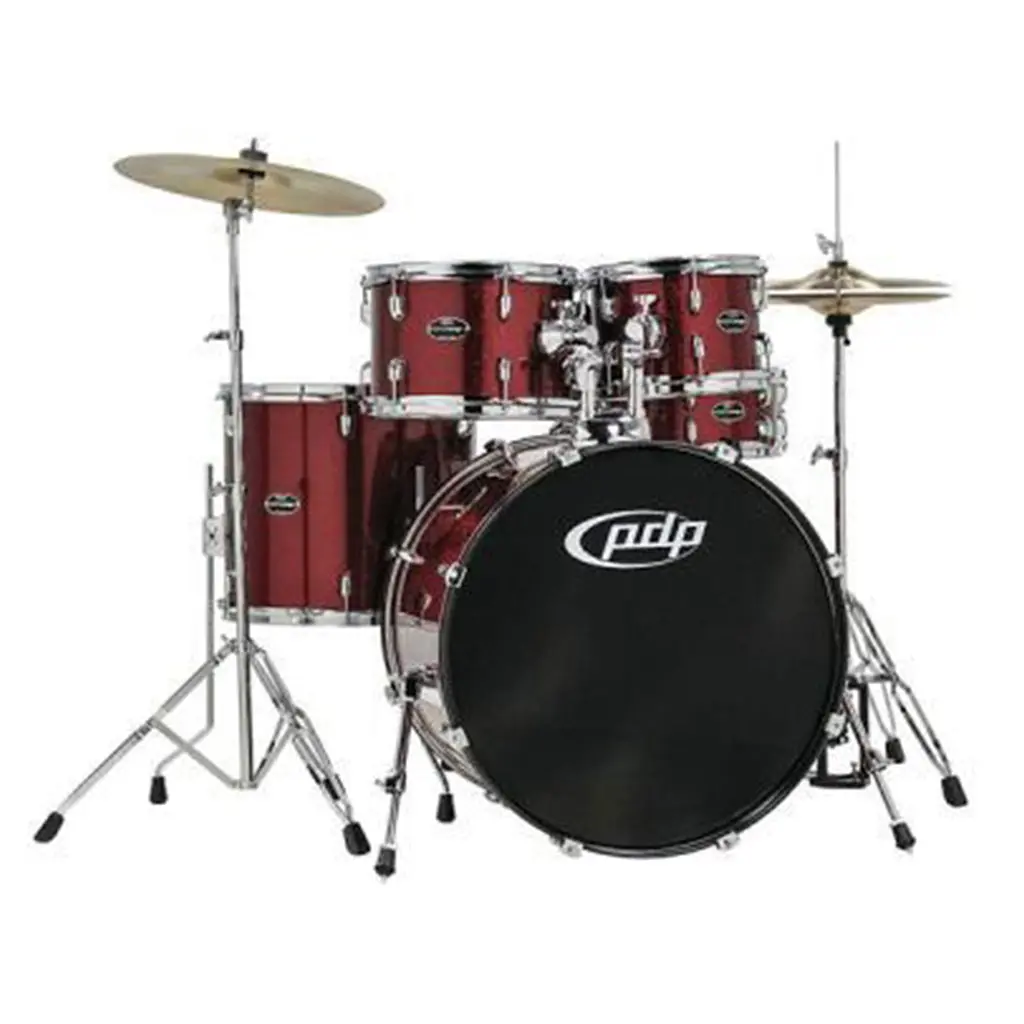 Pdp Centerstage 22" Fusion Plus 5-Piece Drum Kit - Ruby Sparkle 1