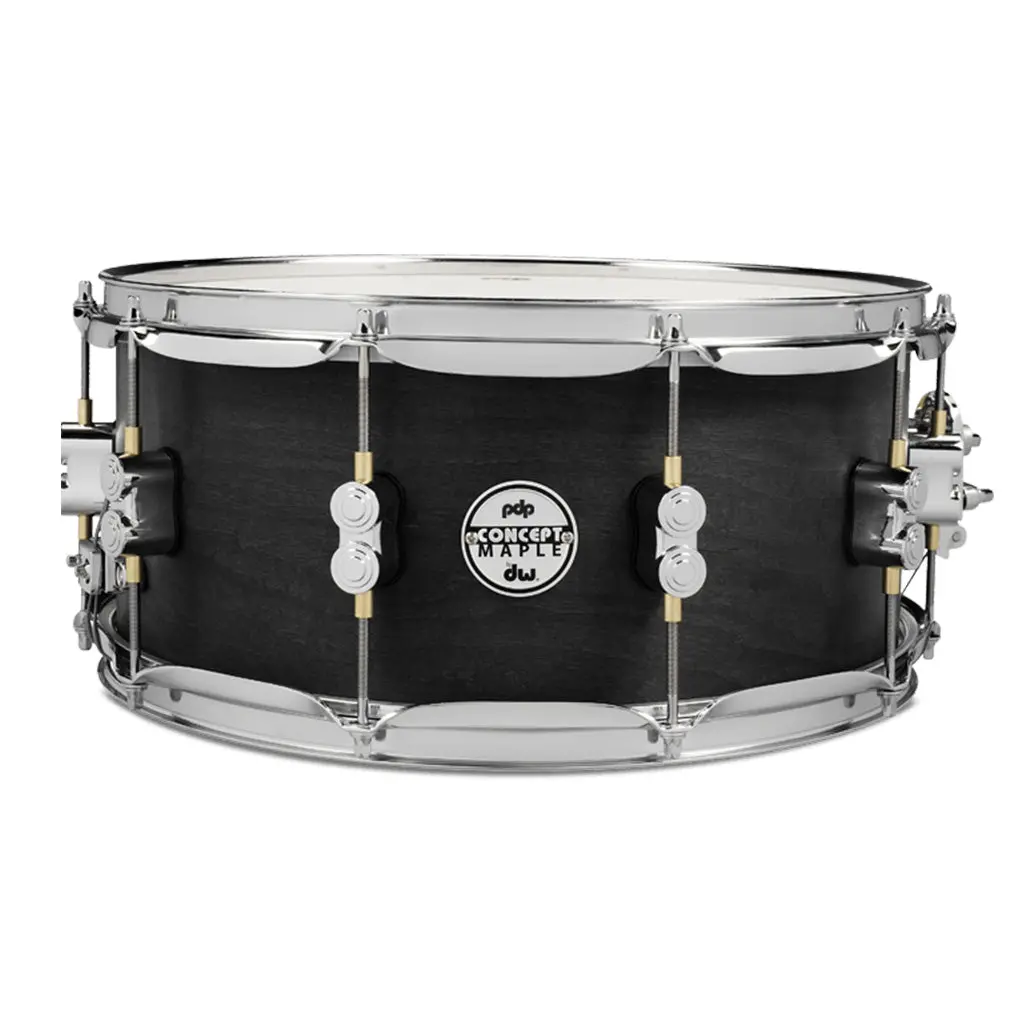 Pdp Concept Maple 14"X5.5" Black Wax Snare Drum 1