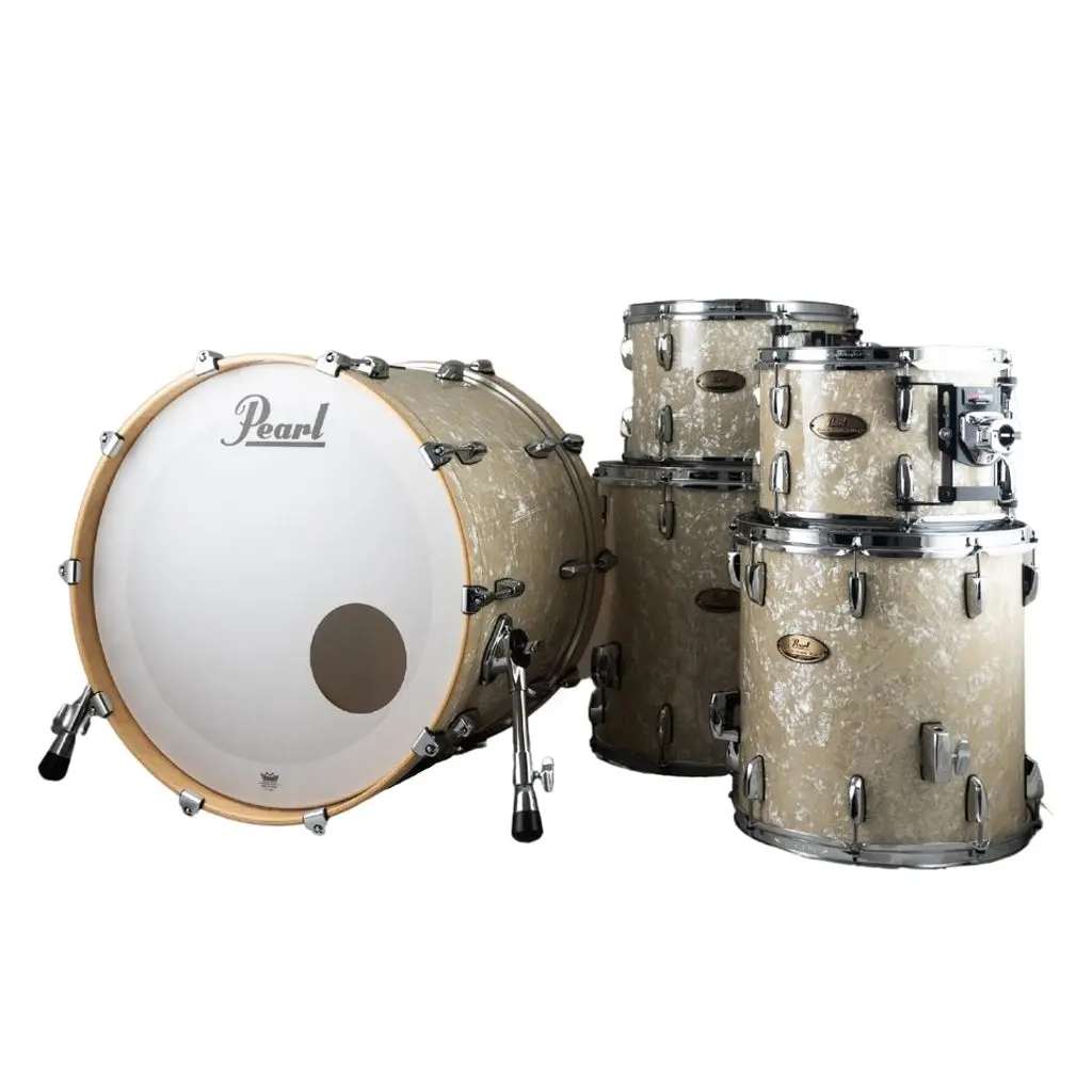 Pearl Session Studio Select 5-Piece Shell Pack (Free 14" Tom) - Nicotine White Marine Pearl 1