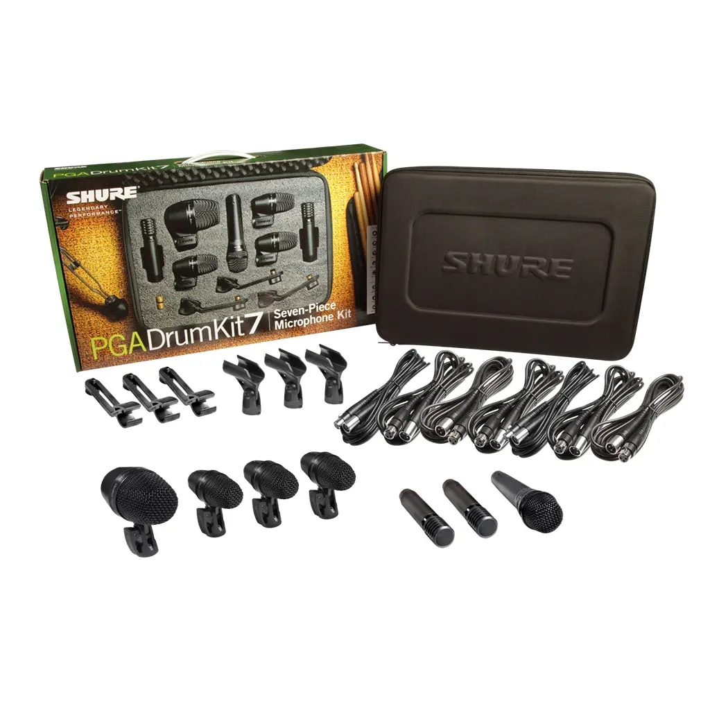 Shure Pgadrumkit7 7 Pc. Drum Microphone Kit 1