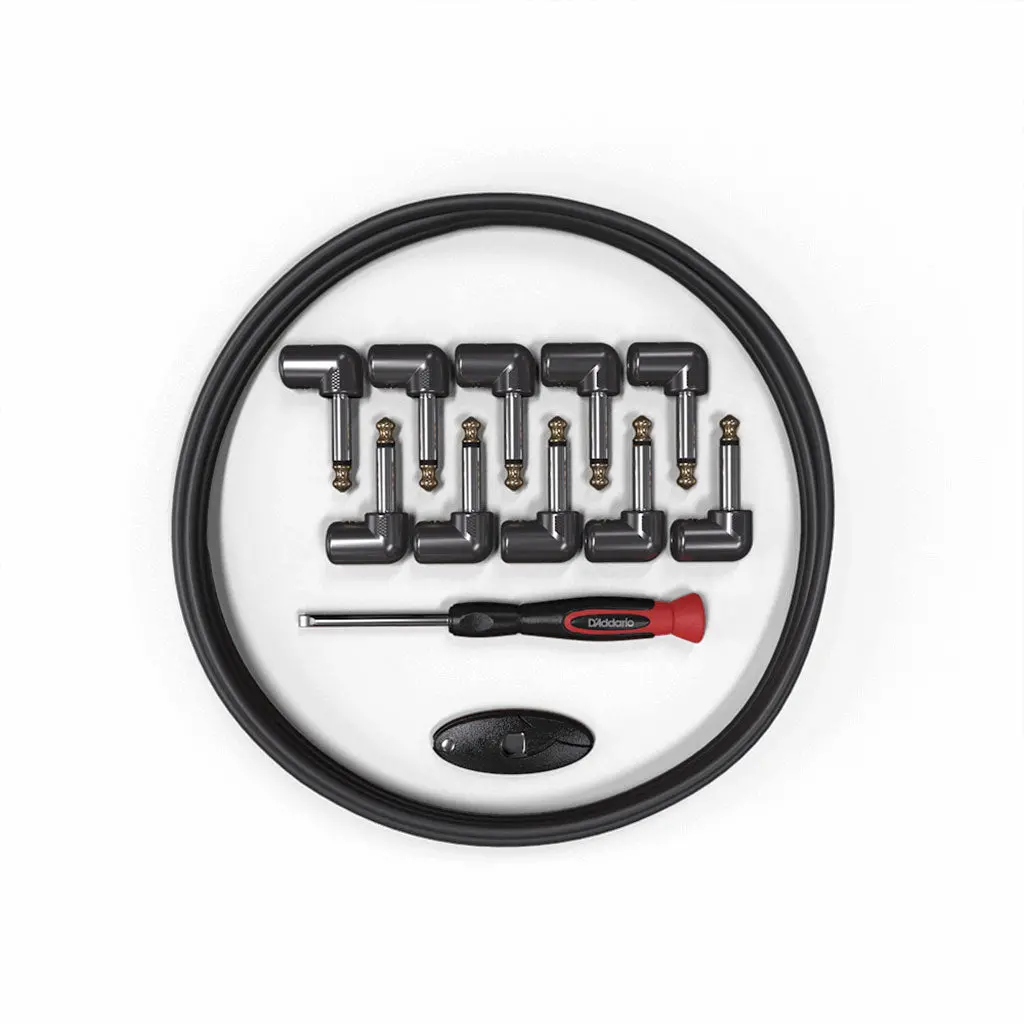 D'addario Pw-Gpkit-10 - Planet Waves Pedal Board Patch Cable Kit (10Ft) 1