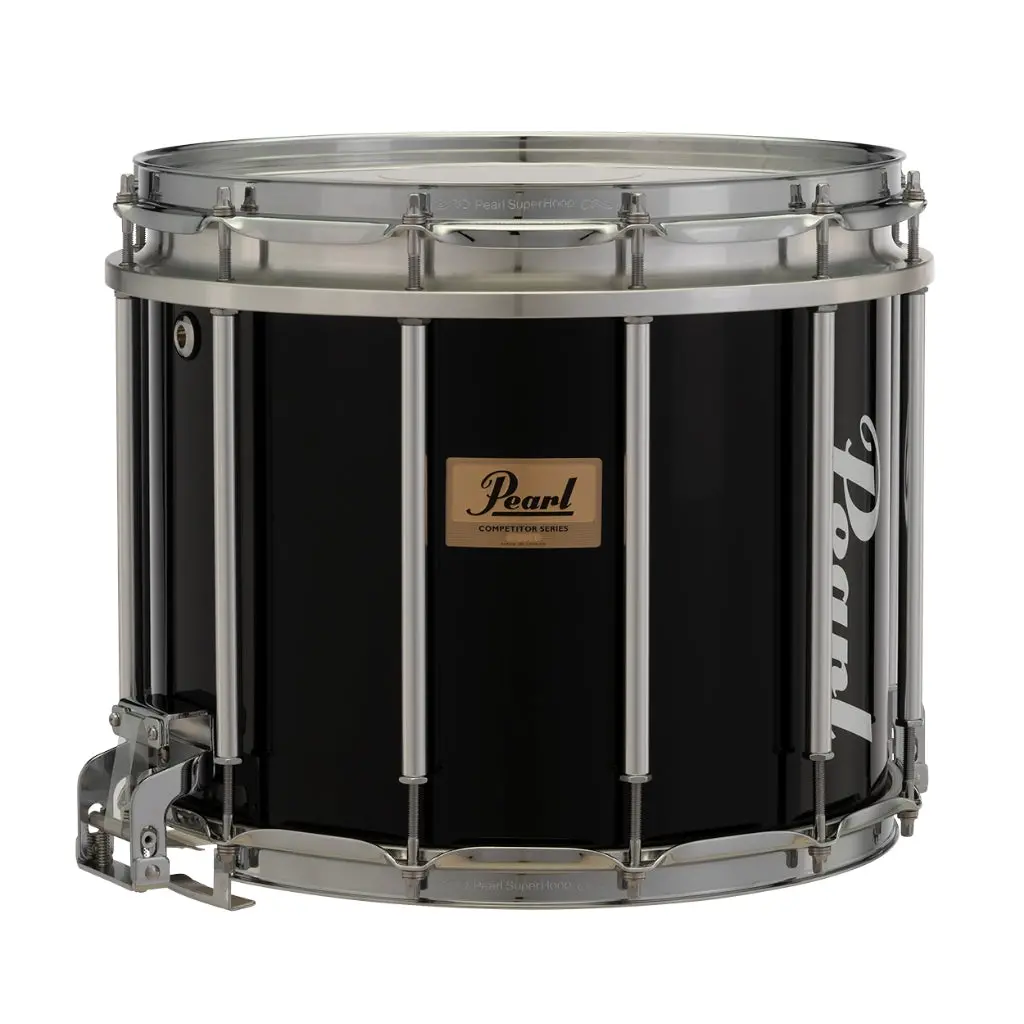 Pearl 13"X11" Competitor High Tension Snare Drum - Midnight Black 1