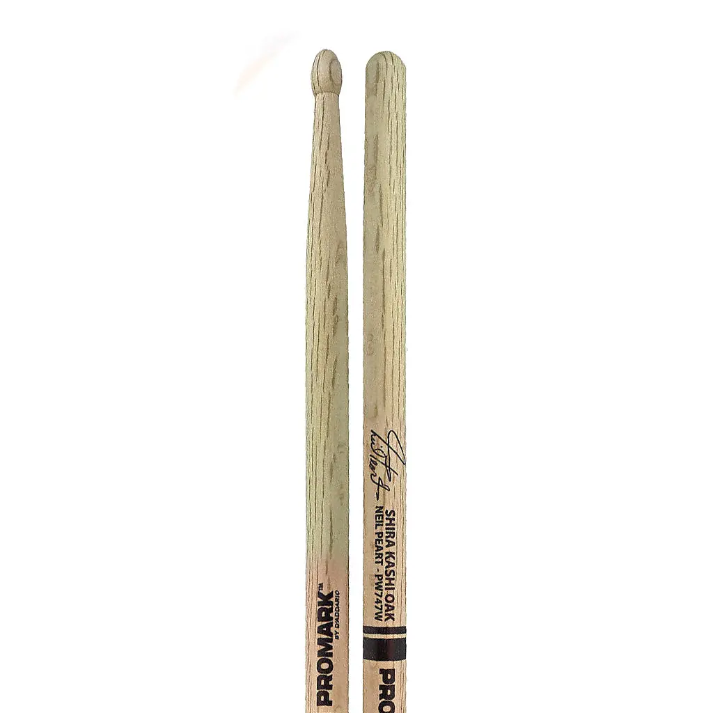 Promark Shira Kashi Oak 747 Neil Peart Wood Tip 1