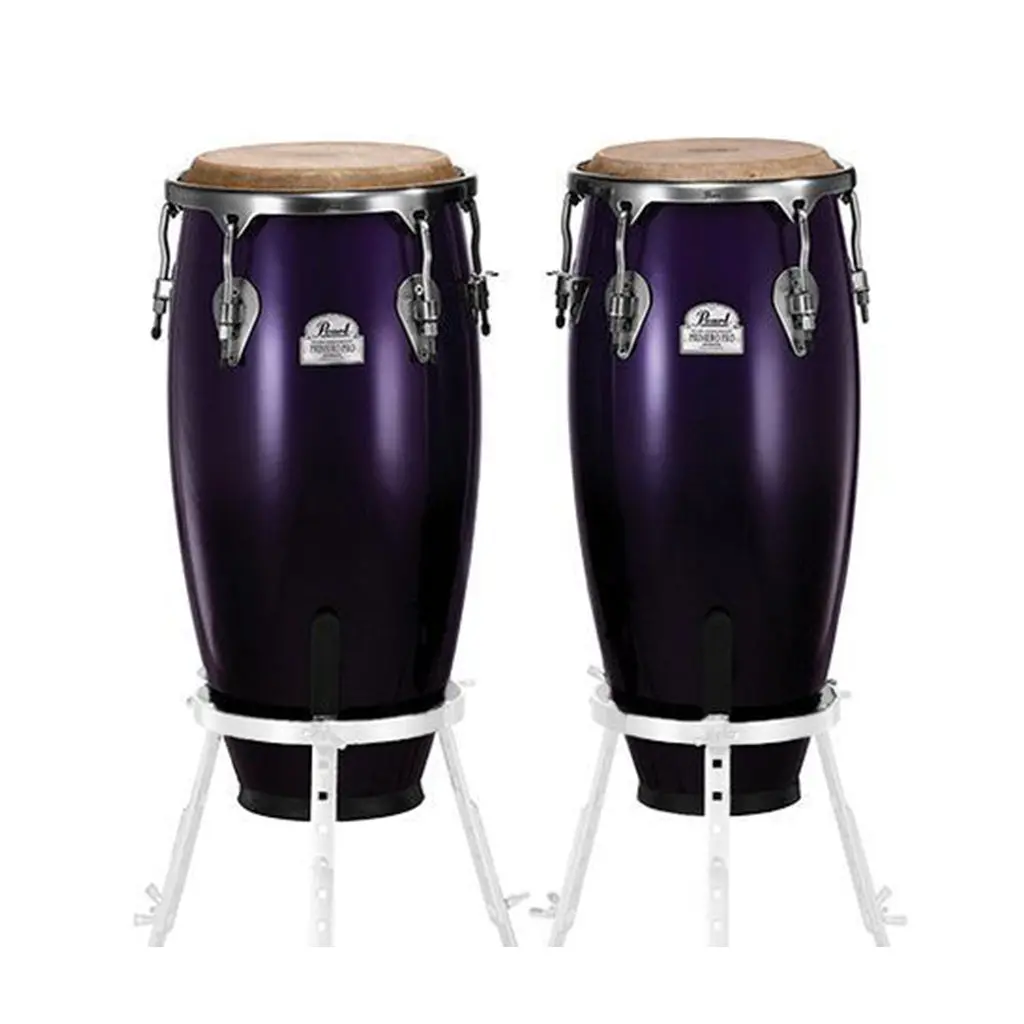 Pearl Primero Pro Conga Set: 11.75"/12.5" Thai Oak Set W/O Stands - Midnight Fade 1