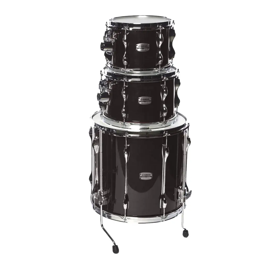 Yamaha Recording Custom Tom Pack (10" 12" 14") - Solid Black 1