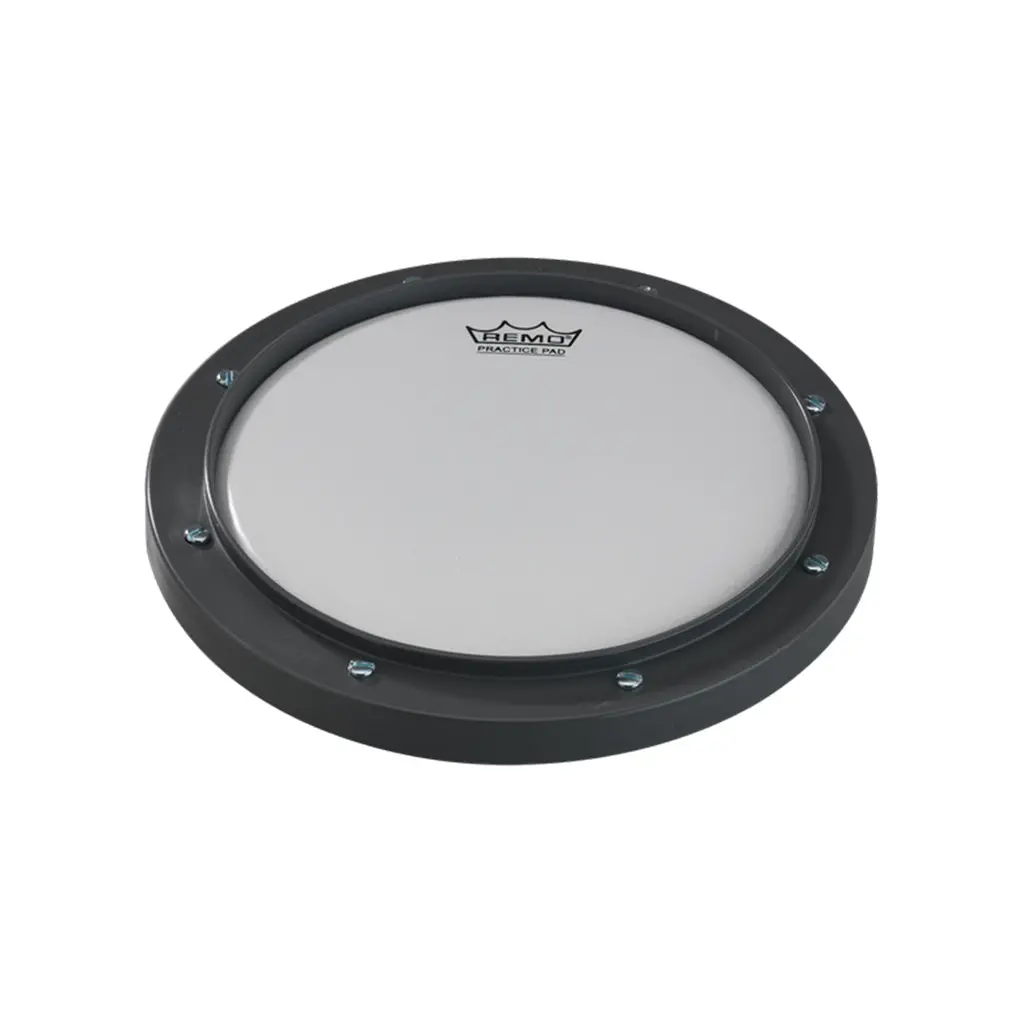 Remo 8" Gray Tunable Practice Pad With Ambassador Coated Drumhead 1
