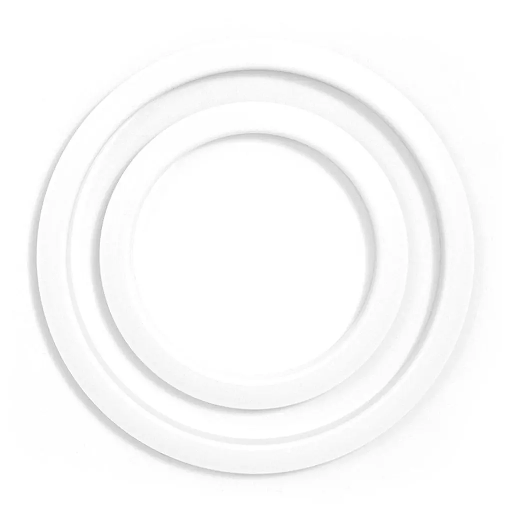 Gibraltar Port Hole Protector Ring 5-Inch White Finish 1