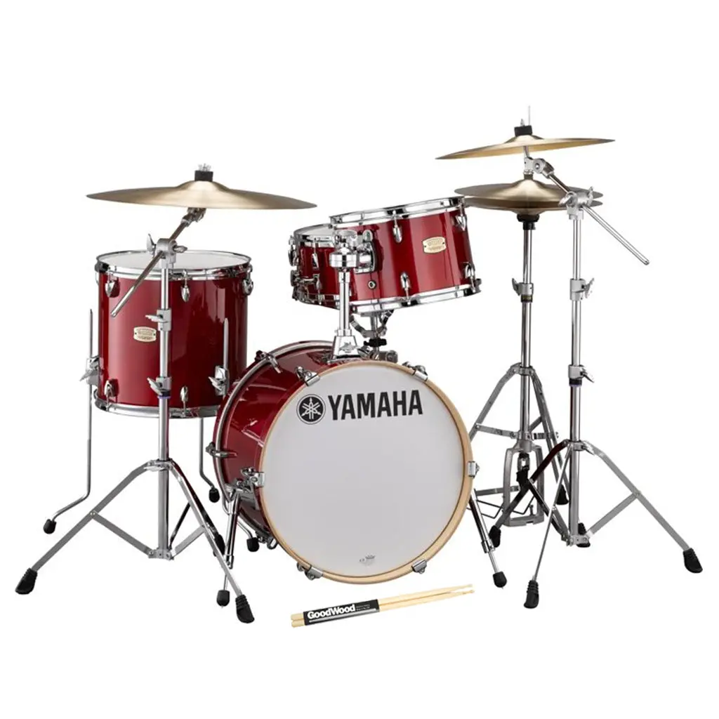 Yamaha Stage Custom Bop Kit With Hardware Pack - Cranberry Red 1