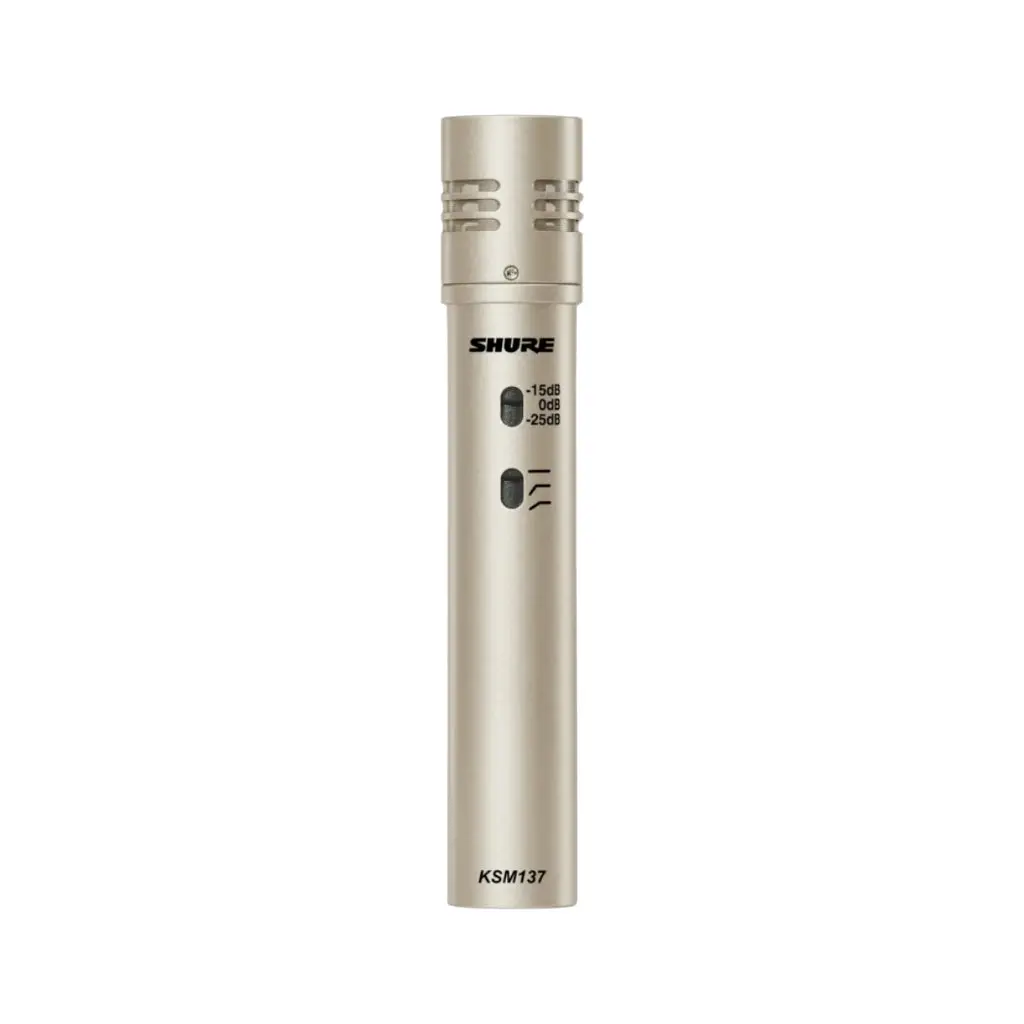 Shure Ksm137sl Microphone Studio Condenser Cardioid In Champagne 1
