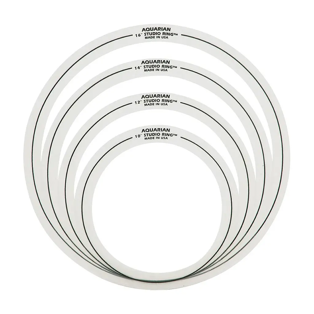 Aquarian Sr Set2 Studio Rings - 10/12/14/16 1