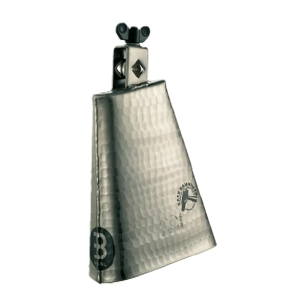 Meinl Hammered Cowbell: 6 1/4" - Hand Brushed Gold 1