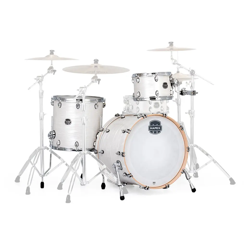 Mapex Saturn Saturn V Tour 22" 3-Piece Shell Pack - White Marine 1