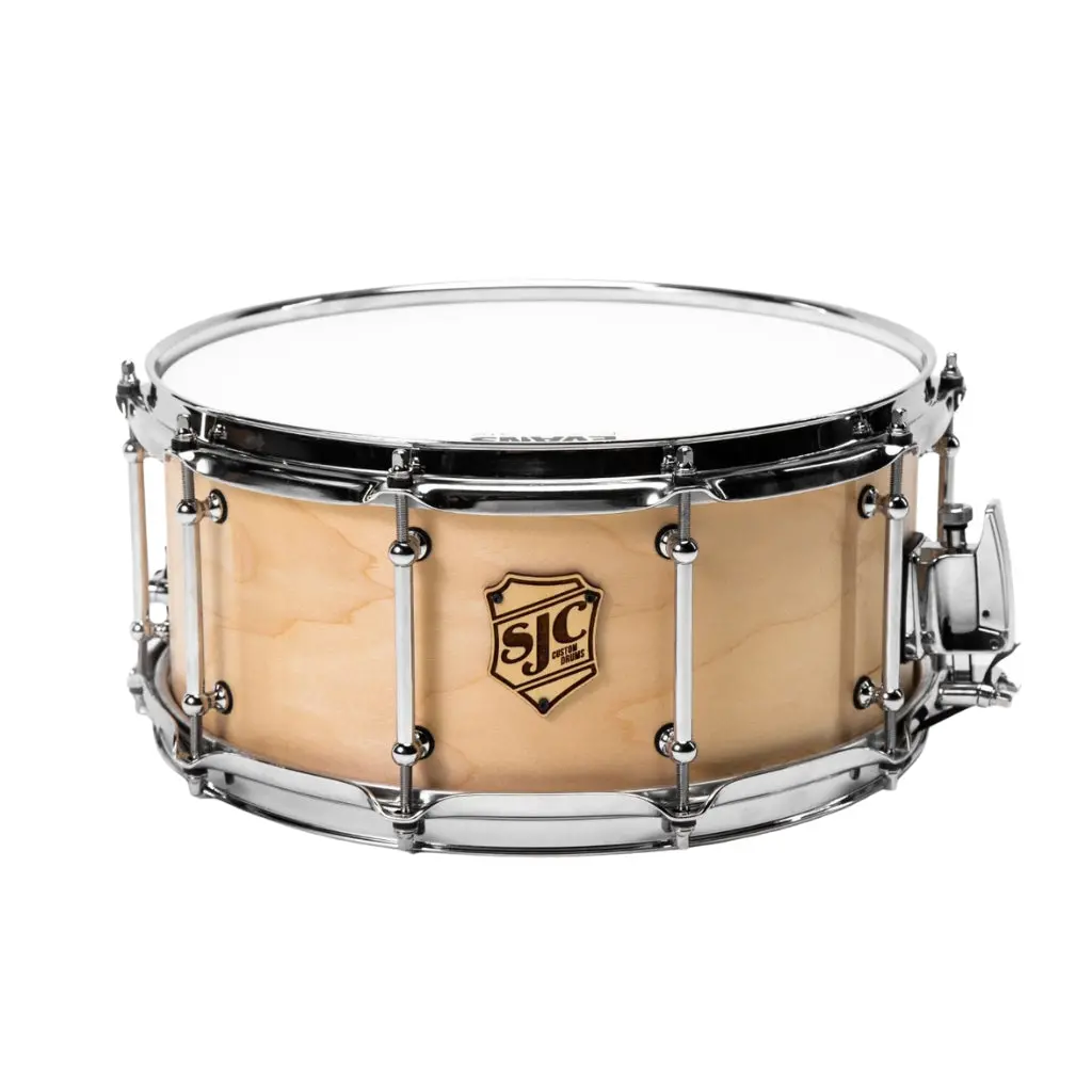 Sjc Custom Drums Tour Series Snare Drum - 6.5 X 14-Inch - Natural 1