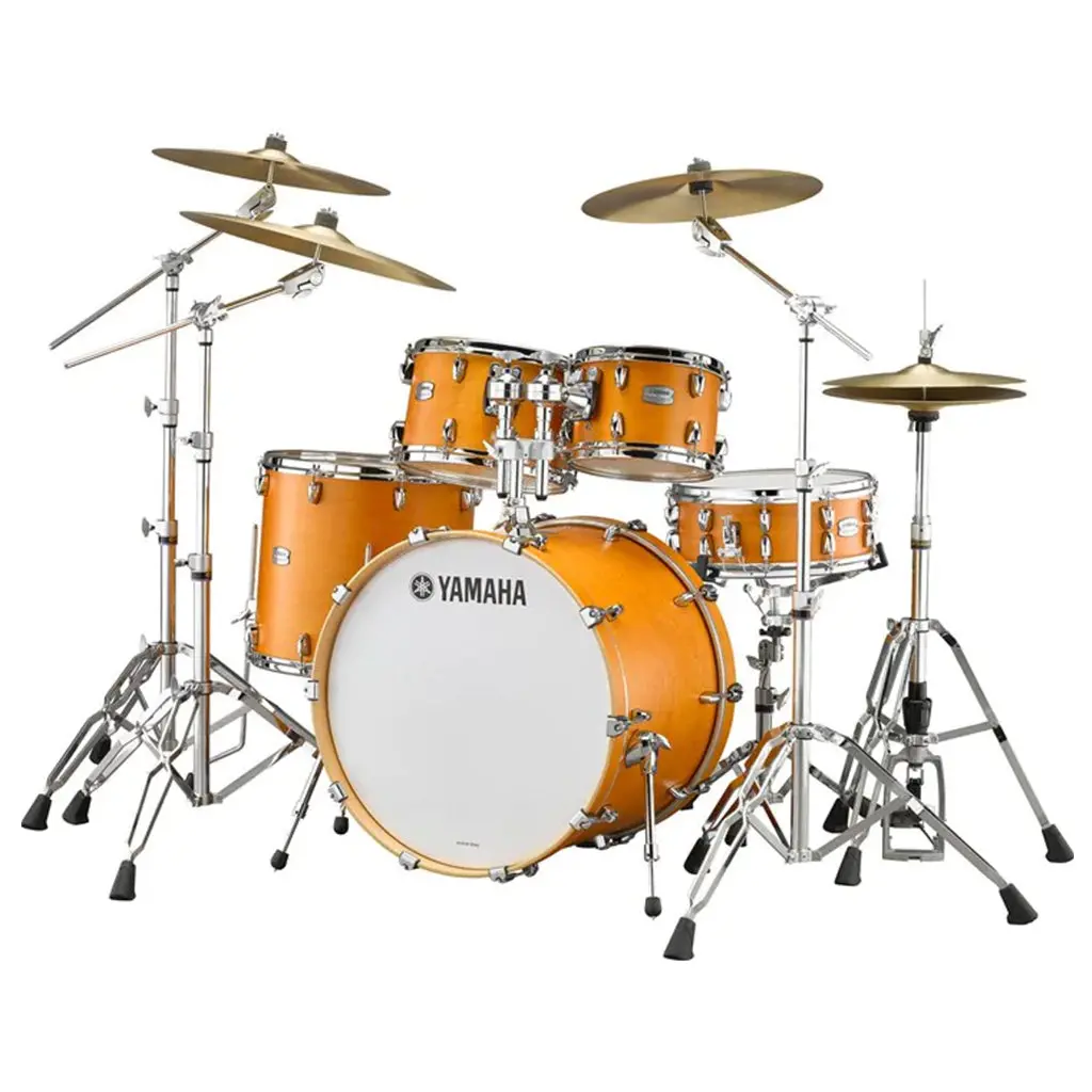 Yamaha Tour Custom Euro Drum Kit With Hardware Pack - Caramel Satin 1