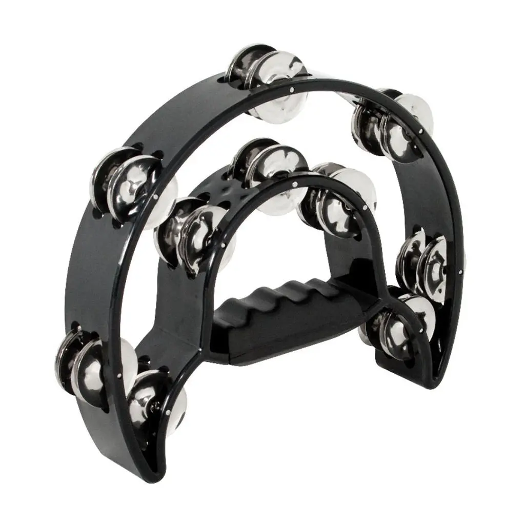 Mano Cutaway Tambourine - Black 1