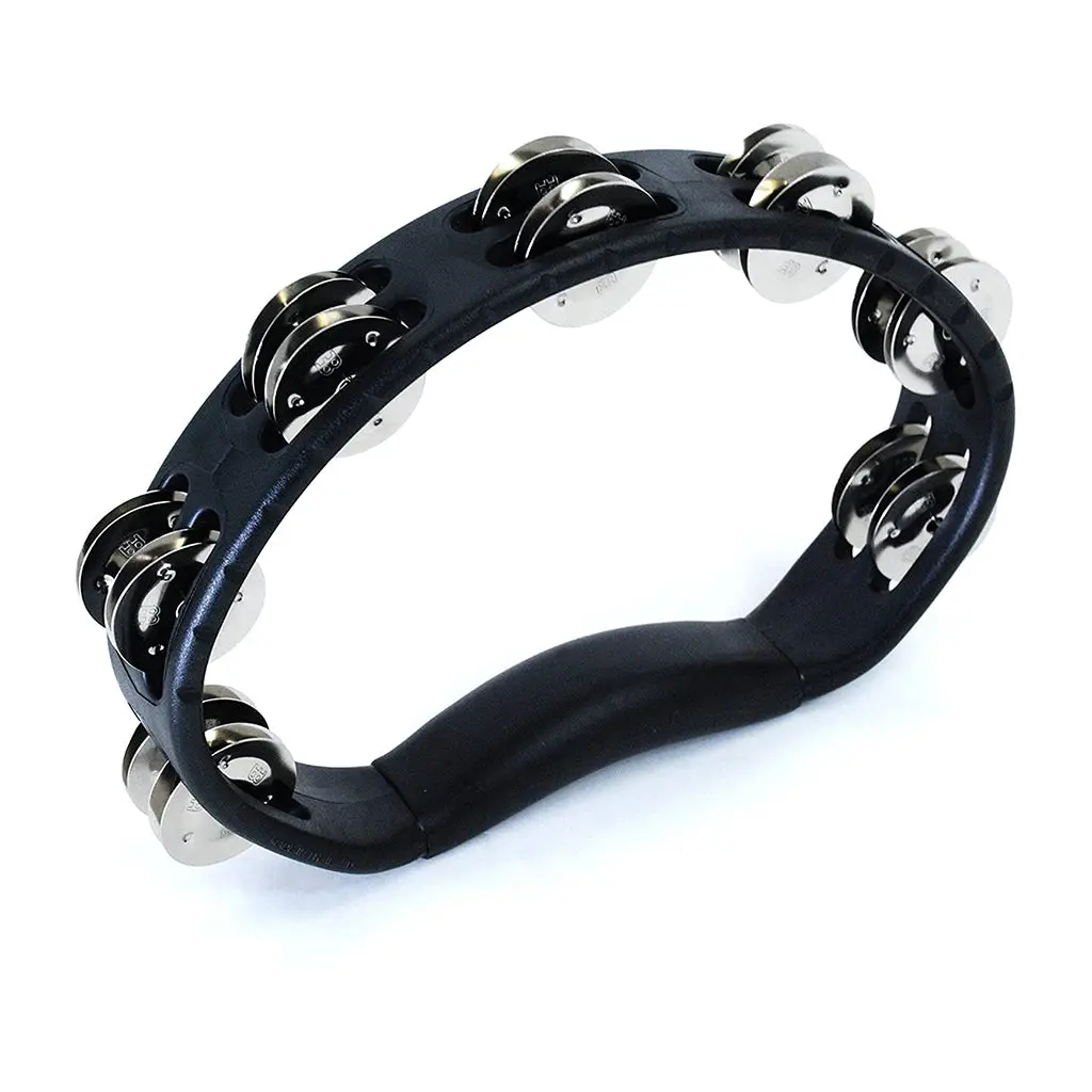 Meinl Handheld Tambourine - 2 Rows - Steel Jingles 1