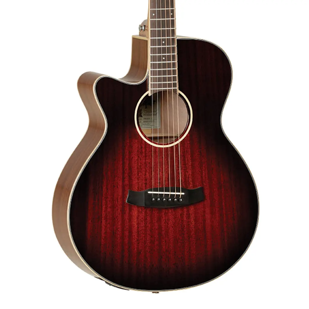 Tanglewood Winterleaf Superfolk C/E Left Handed - Antique Vintage Burst Gloss 1