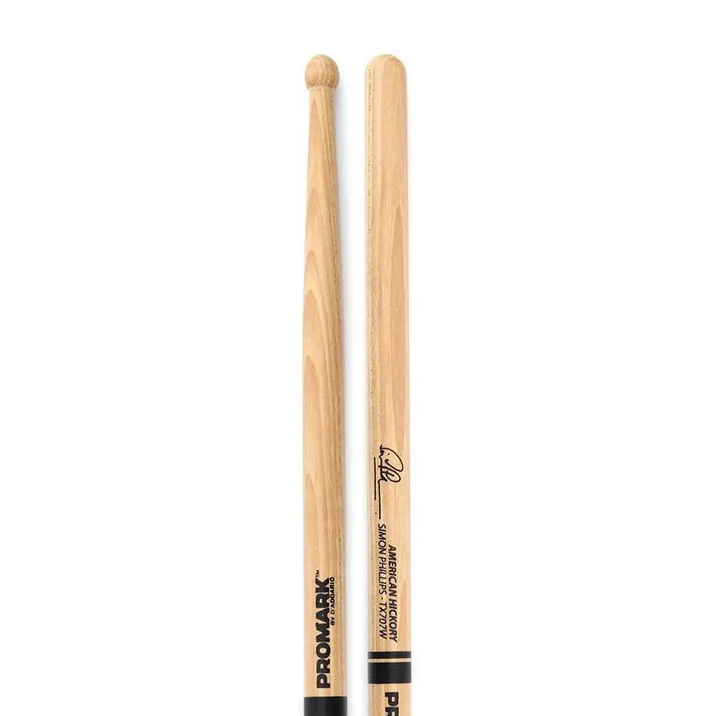 Promark Hickory 707 Simon Phillips Wood Tip 1
