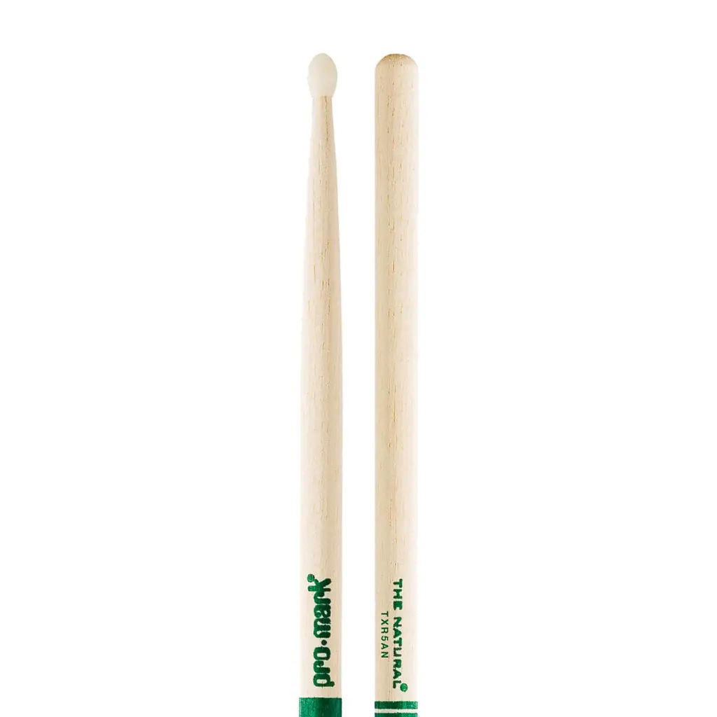 Promark Hickory 5A "The Natural" Nylon Tip 1