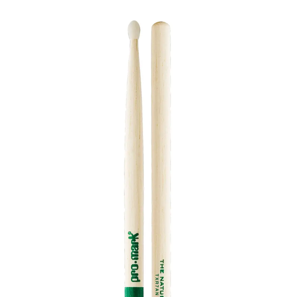 Promark Hickory 7A "The Natural" Nylon Tip 1