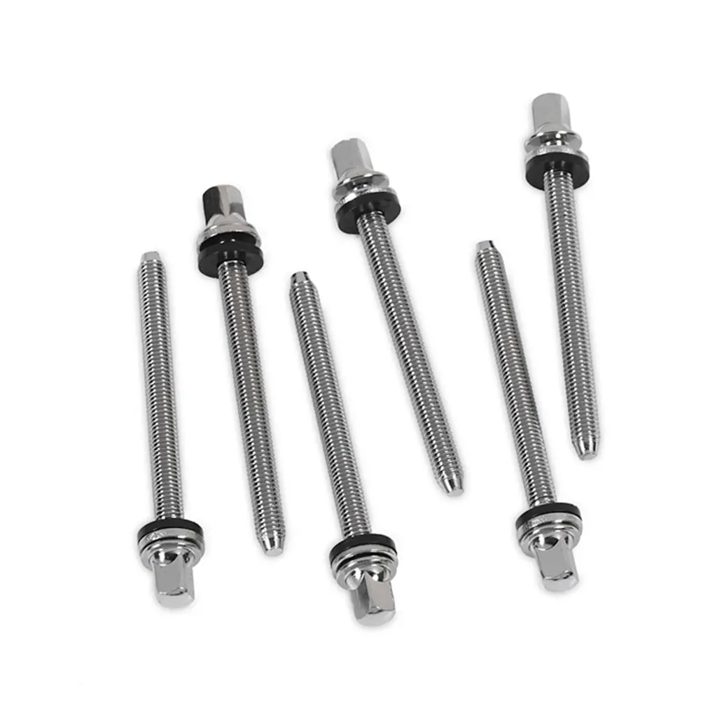 Dw True-Pitch Chrome Tension Rods: M5.8"X2.25" - 6Pk 1