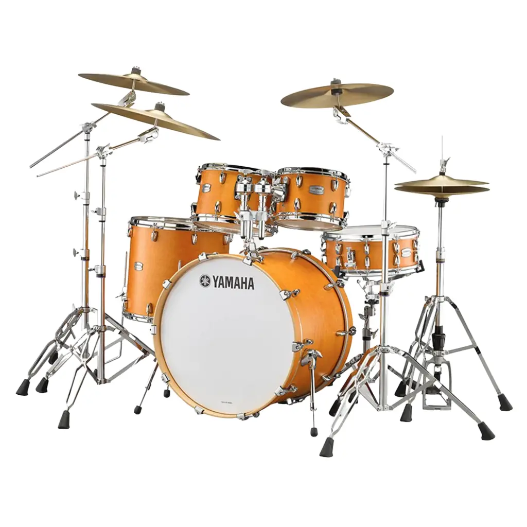 Yamaha Tour Custom Euro Drum Kit With Hardware Pack - Butterscotch Satin 1