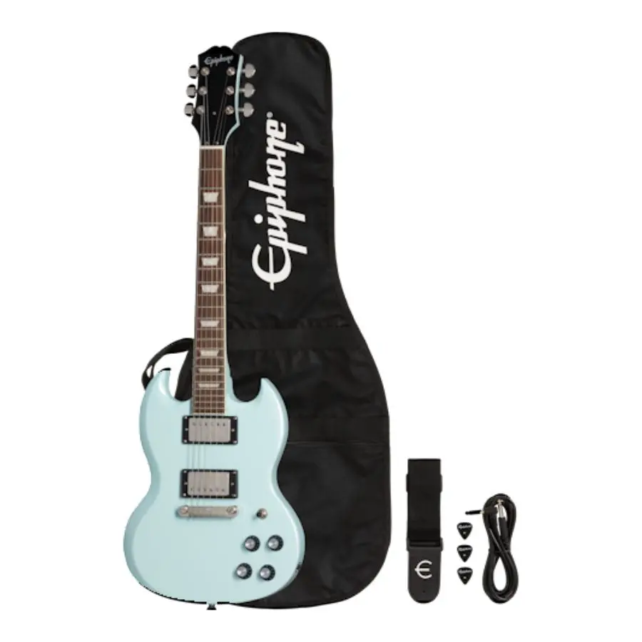 Epiphone Power Players Sg Pack - Ice Blue 1