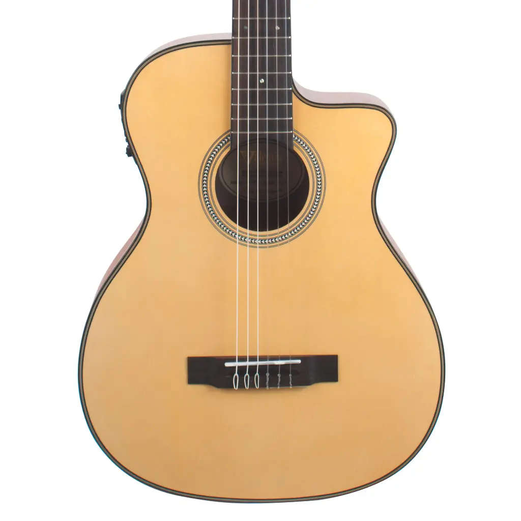 Valencia 430 Series 4/4 Nylon Acoustic With Pickup 1