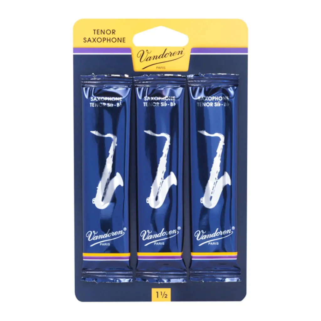Vandoren Traditional Tenor Sax Reeds - Size 3 - 3 Pack 1